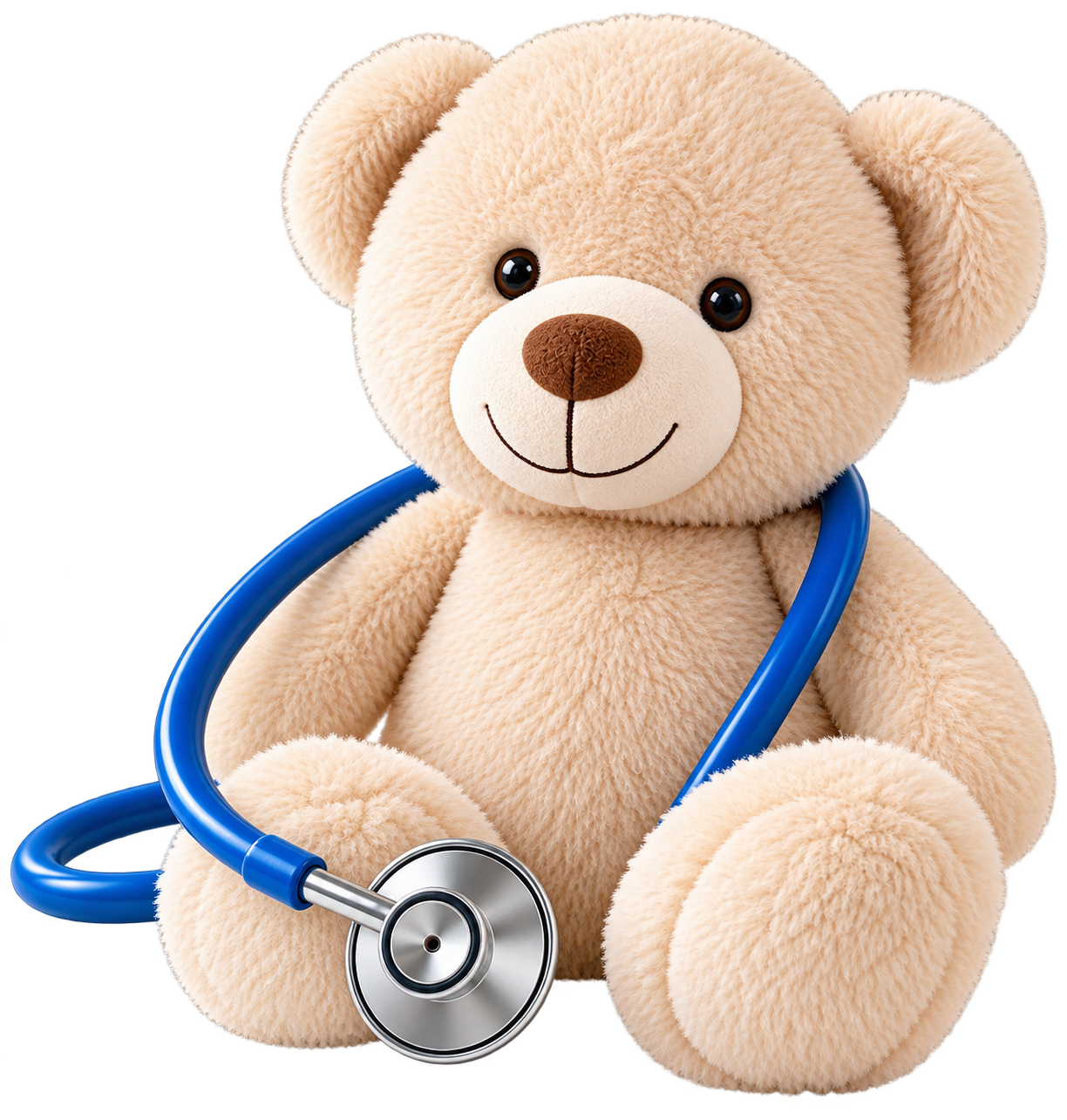 Ours en peluche portant un stéthoscope